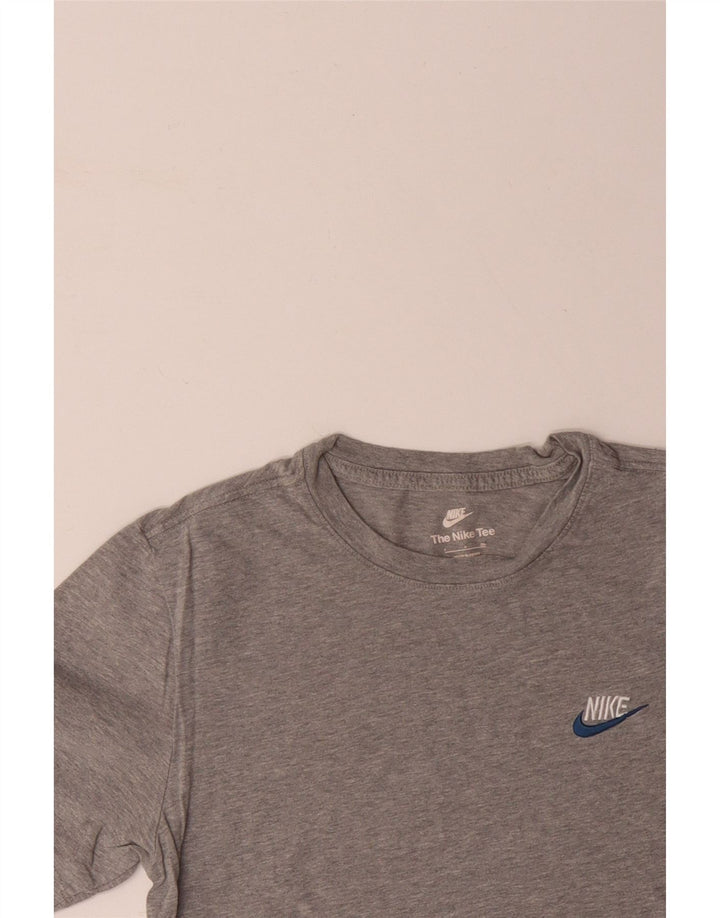 Tricou pentru bărbați NIKE Top mic, gri, bumbac