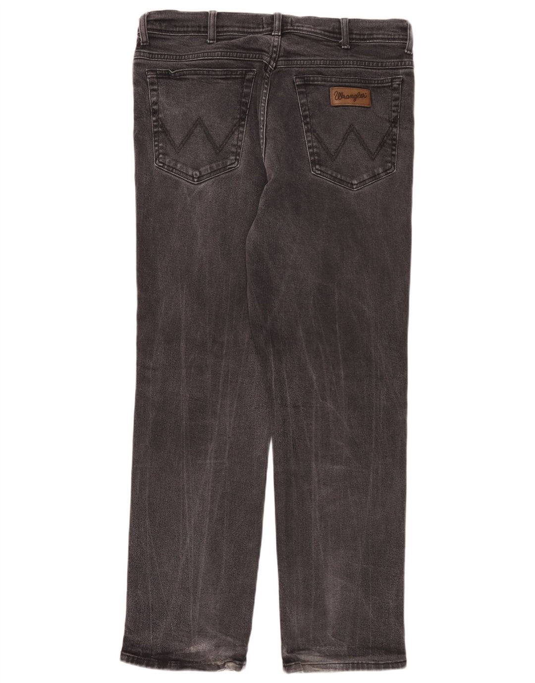 Blugi drepte stretch pentru bărbați Wrangler Texas W38 L32 bumbac gri