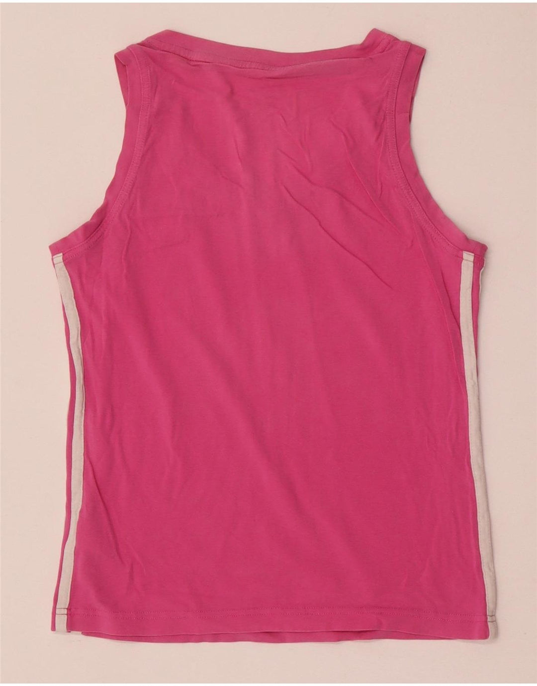 Vest Crop Top pentru femei Adidas UK 12, bumbac roz mediu