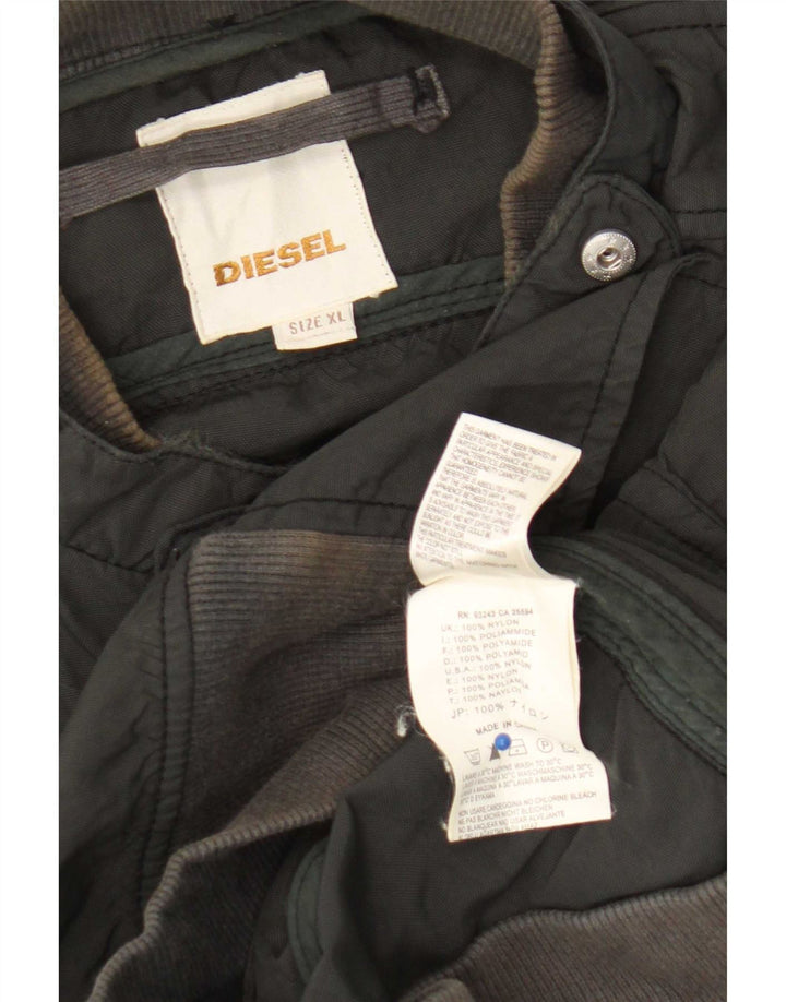 Jachetă militară Diesel pentru femei UK 18 XL, nailon negru