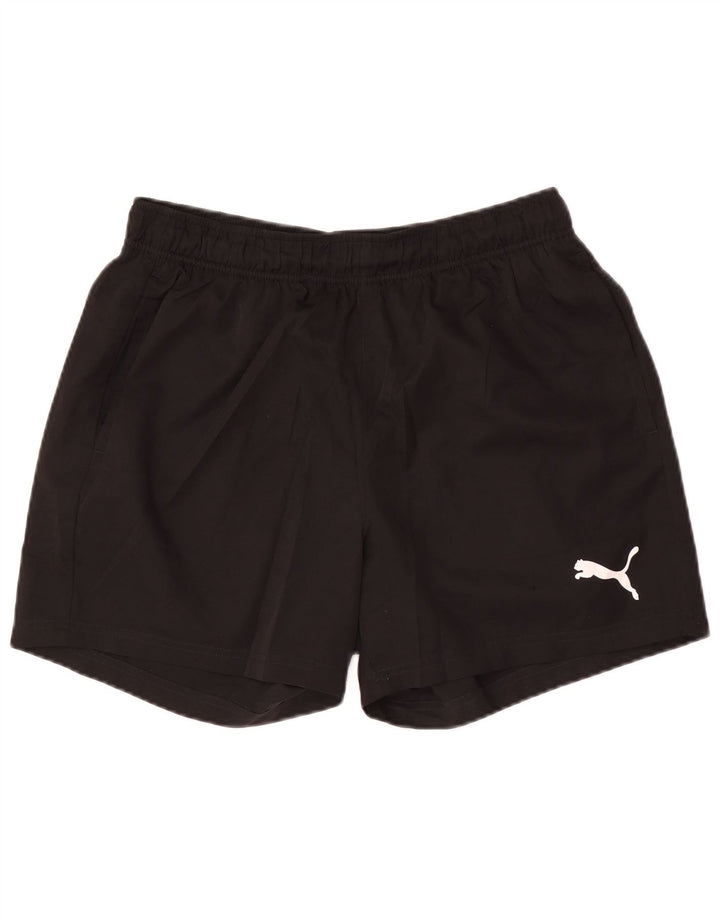 Pantaloni scurți sport Puma pentru bărbați, mari, negru, poliester