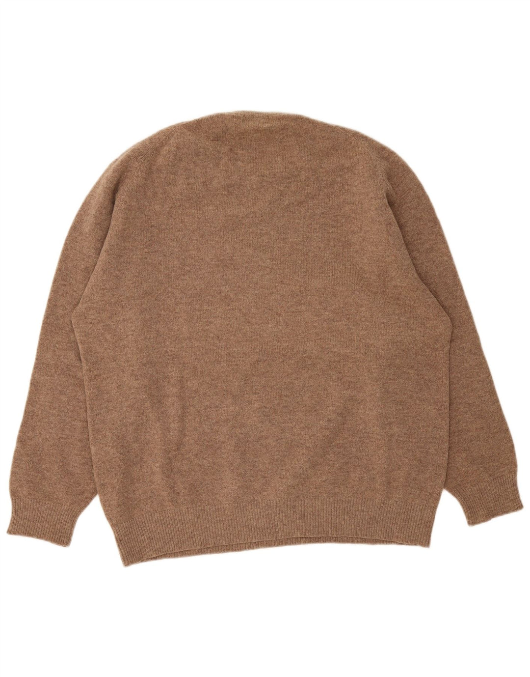Pulover pentru bărbați Kappa cu gât crew, 2XL, bej, lână
