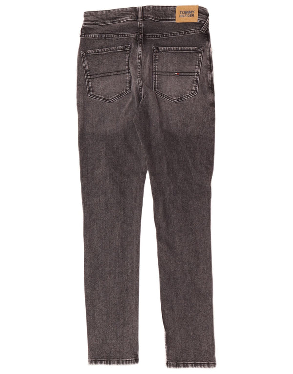 Blugi slim pentru băieți Tommy Hilfiger 13-14 ani W28 L28 bumbac gri
