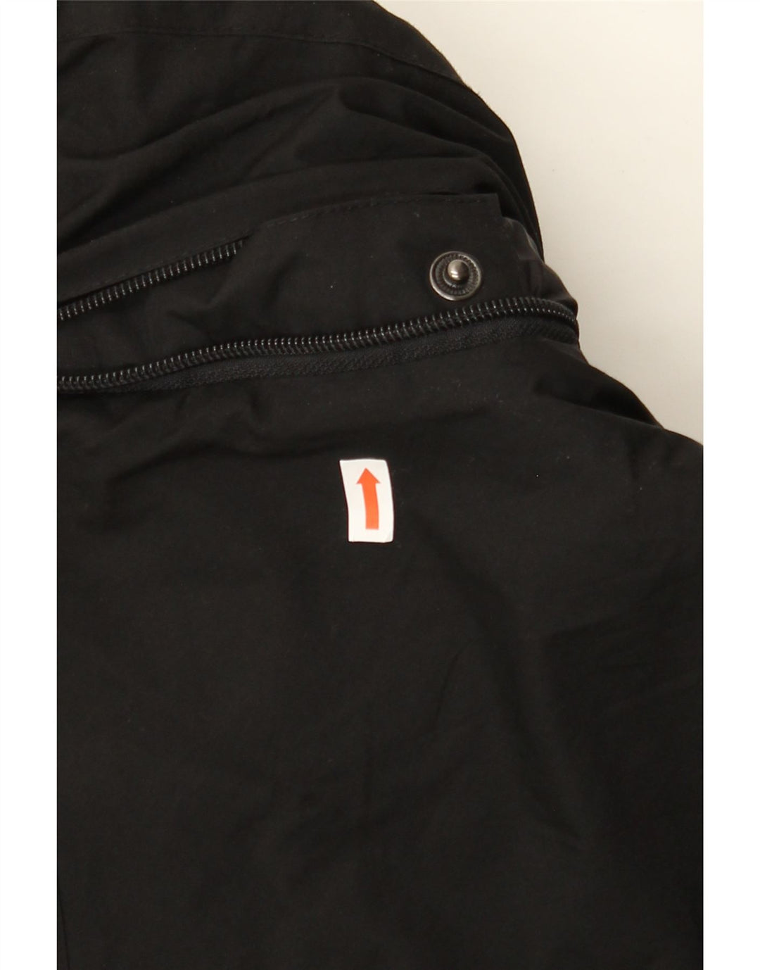 WELLENSTEYN Mens Windbreaker Coat UK 40 Large Black Polyester Vintage Wellensteyn and Second-Hand Wellensteyn from Messina Hembry 