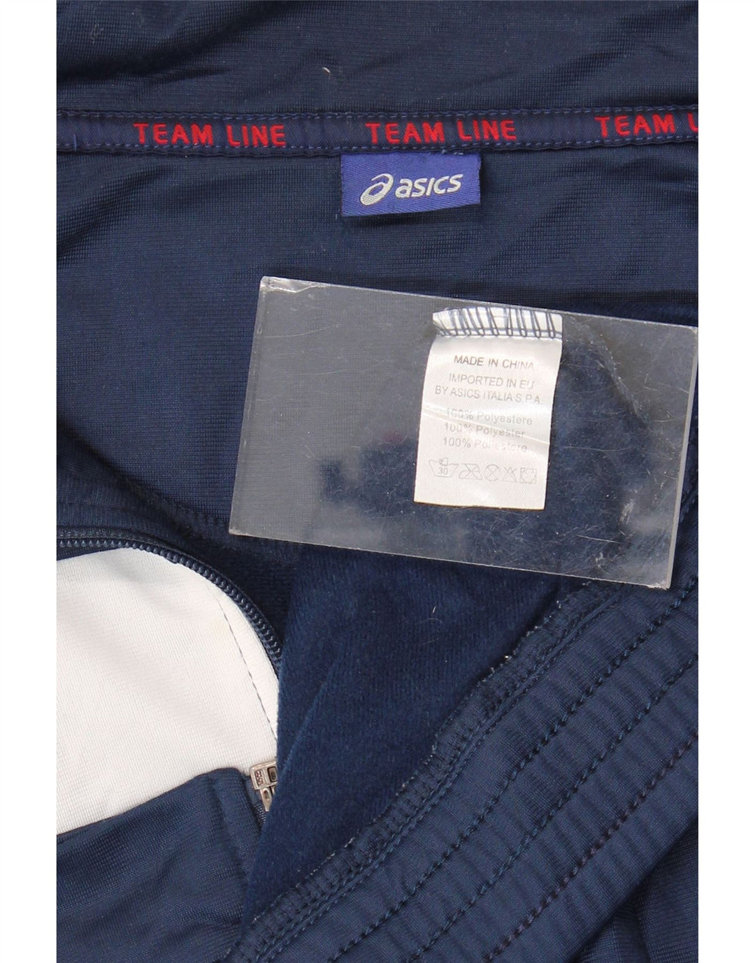 Jachetă de trening pentru bărbați Asics, 2XL, poliester color block, albastru bleumarin