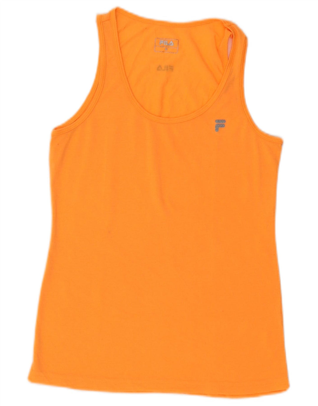 Vest Top Femei Fila UK 12 Medium Orange