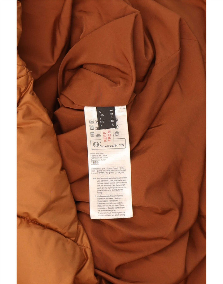 Gilet căptușit pentru femei Esprit, UK 14, maro mediu, poliester