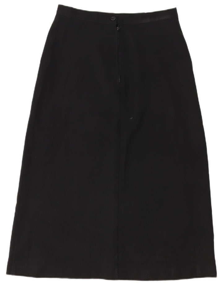 Fusta midi Benetton pentru femei IT 44 Medium W28 Poliester negru
