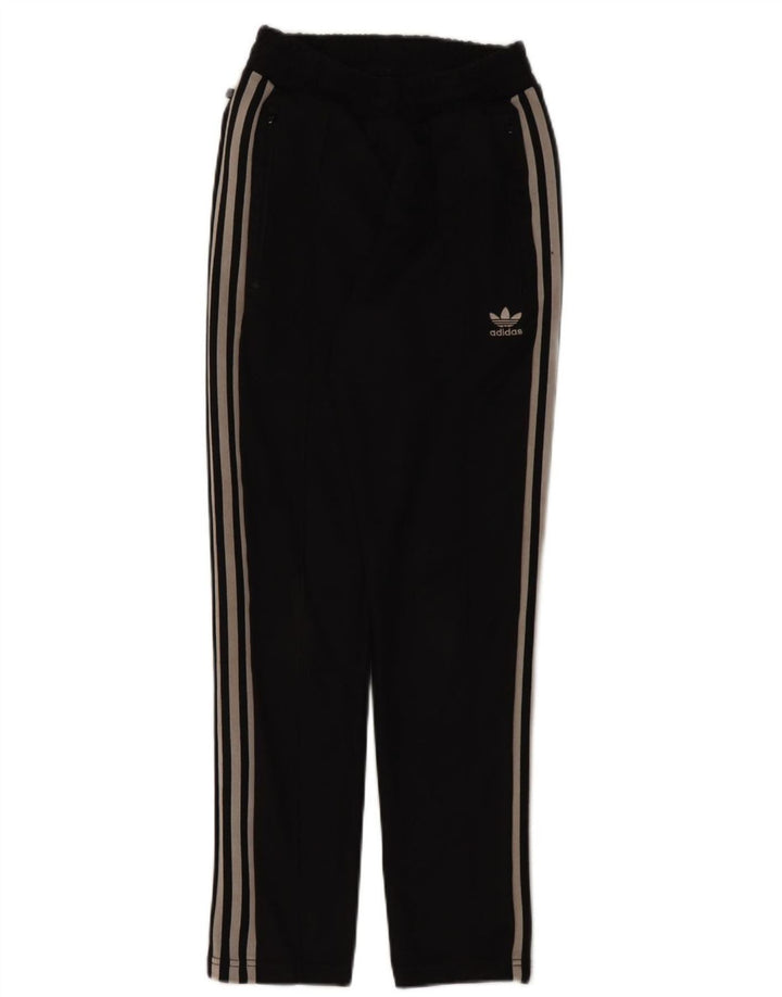 Pantaloni de trening Adidas pentru bărbați, bumbac negru mic