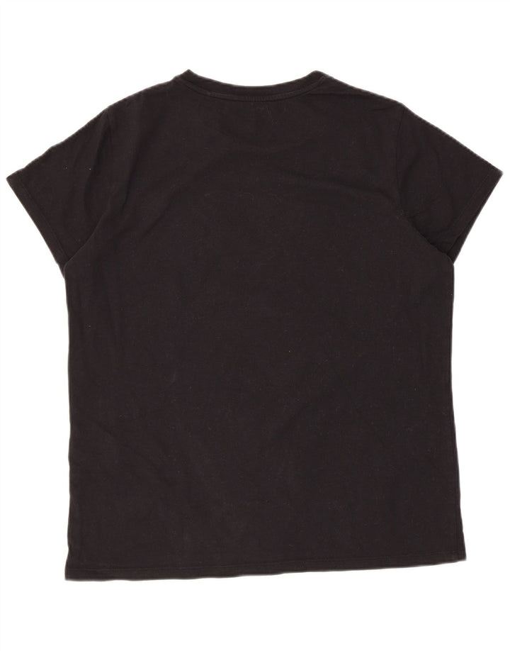 Tricou cu grafic Levi's pentru femei Top UK 14 Large Black Bumbac