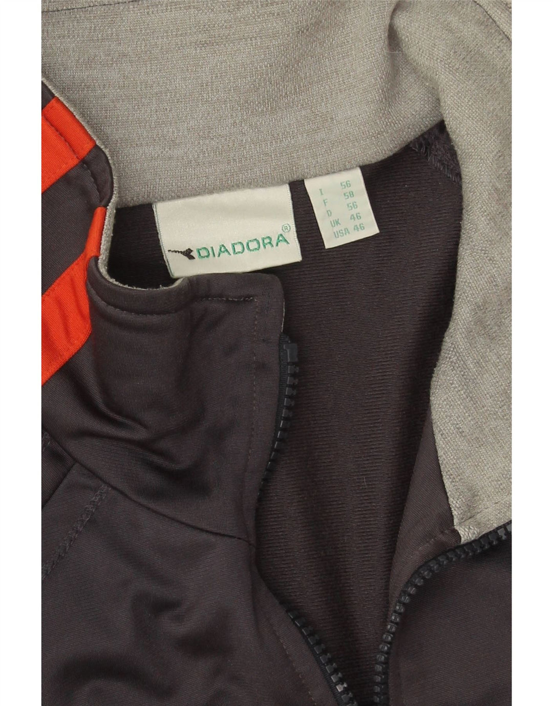 Jachetă de trening pentru bărbați Diadora UK 46 2XL Gri poliester color bloc