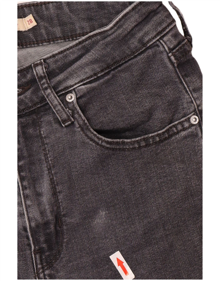 Blugi skinny Levi's 721 pentru femei W28 L28 Lyocell gri