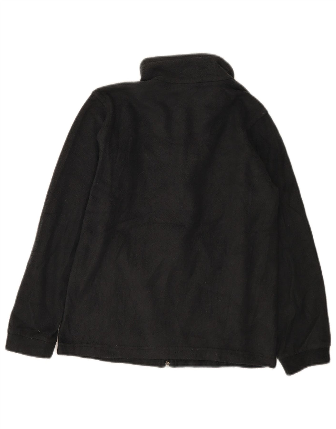 Jachetă fleece Columbia pentru fete 10-11 ani poliester mediu negru