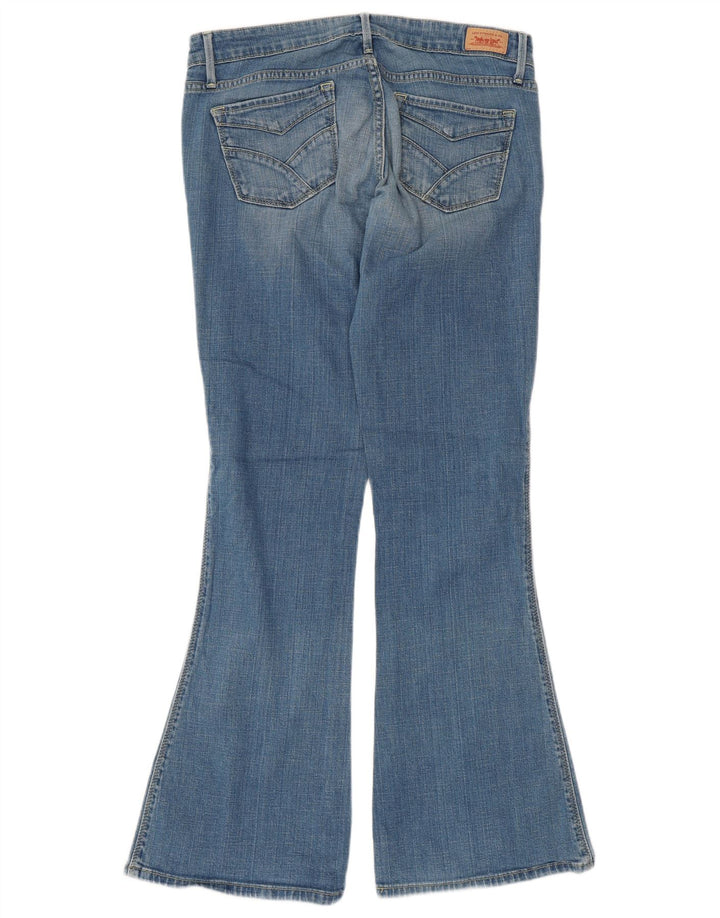 Jeans skinny bootcut cu talie joasă 524 Levi's pentru femei US 9 Medium W30 L30 Albastru