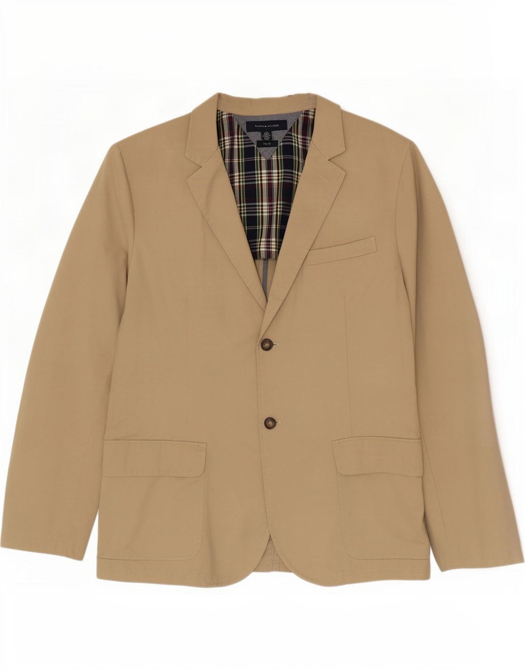 Jachetă cu 2 nasturi Tommy Hilfiger pentru bărbați, mare, bej