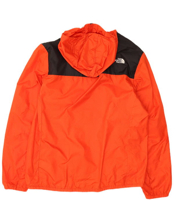 Jachetă de ploaie cu glugă pentru bărbați The North Face UK 40 Large Orange Colorblock