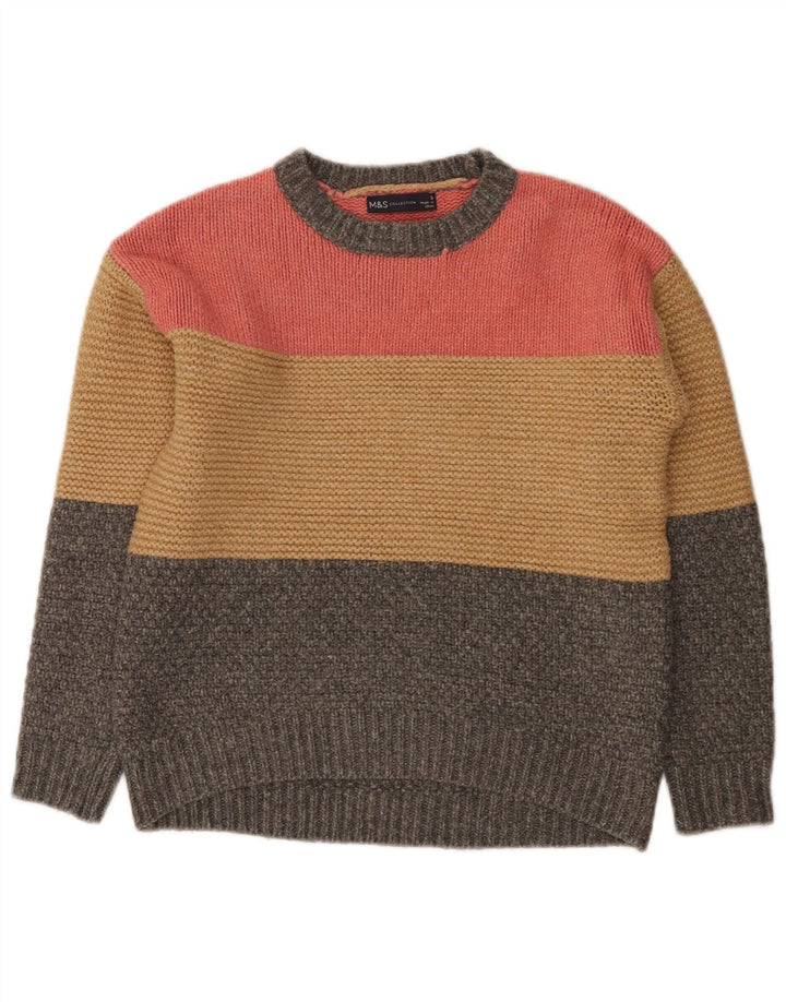 Pulover pentru femei Marks & Spencer cu gât de barcă, UK 10, mic, multicolor