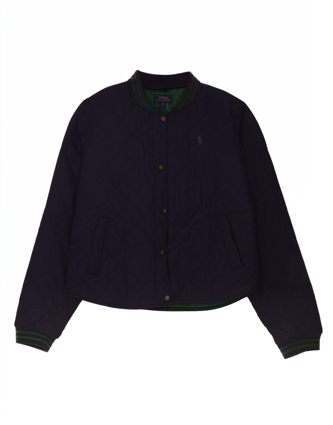 Jachetă matlasată Polo Ralph Lauren băieți 15-16 ani XL bleumarin poliester