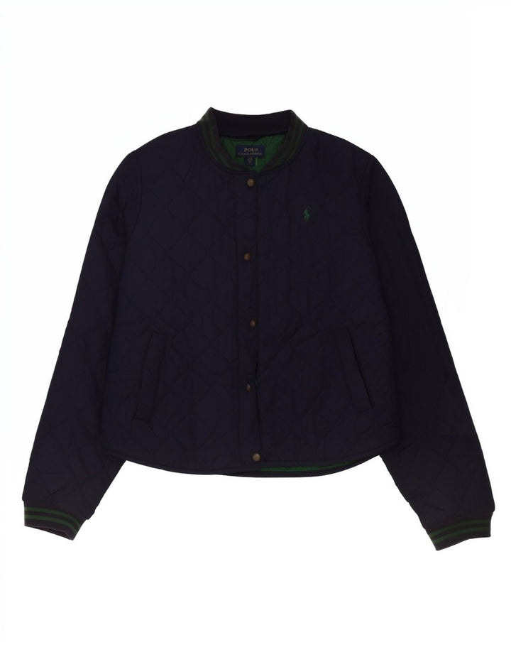 Jachetă matlasată Polo Ralph Lauren băieți 15-16 ani XL bleumarin poliester