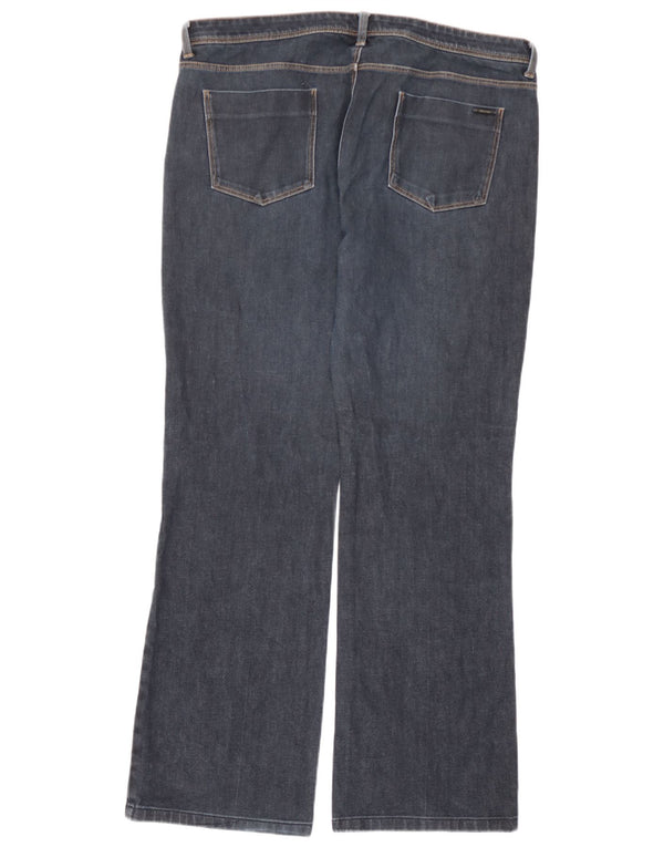 Blugi pentru femei Marks & Spencer Autograph Bootcut UK 18 XL W38 L30 bleumarin