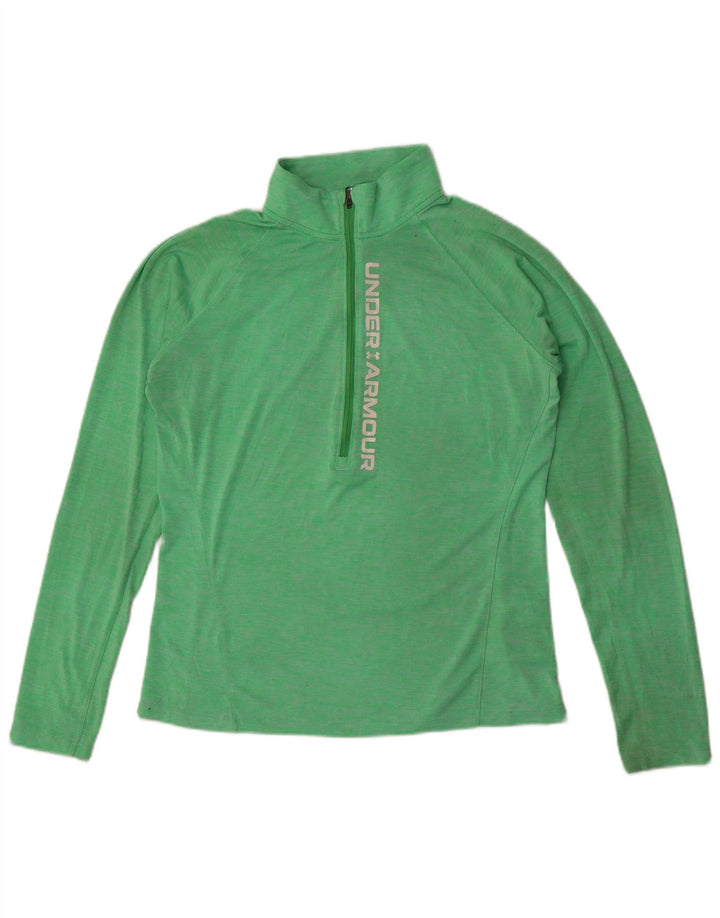 Top de trening Under Armour cu pulover grafic pentru femei UK 14 Large Green