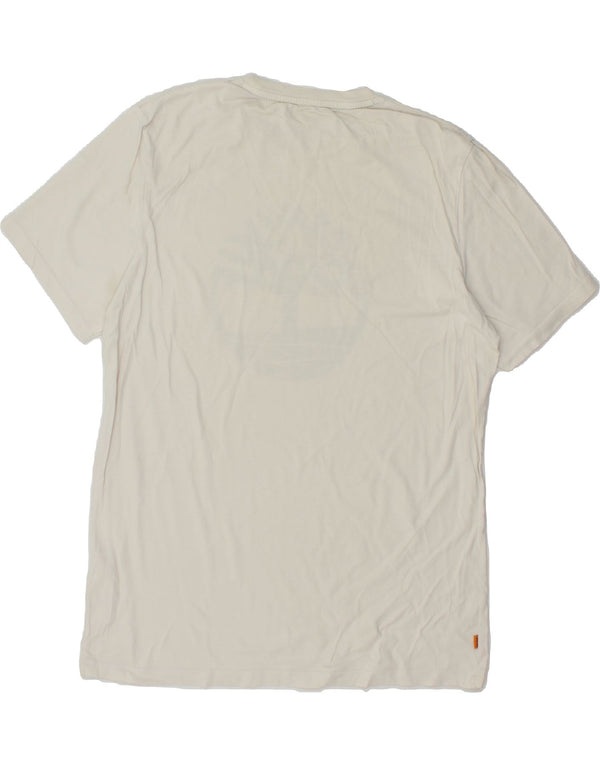 TIMBERLAND Tricou grafic pentru bărbați Top Large White