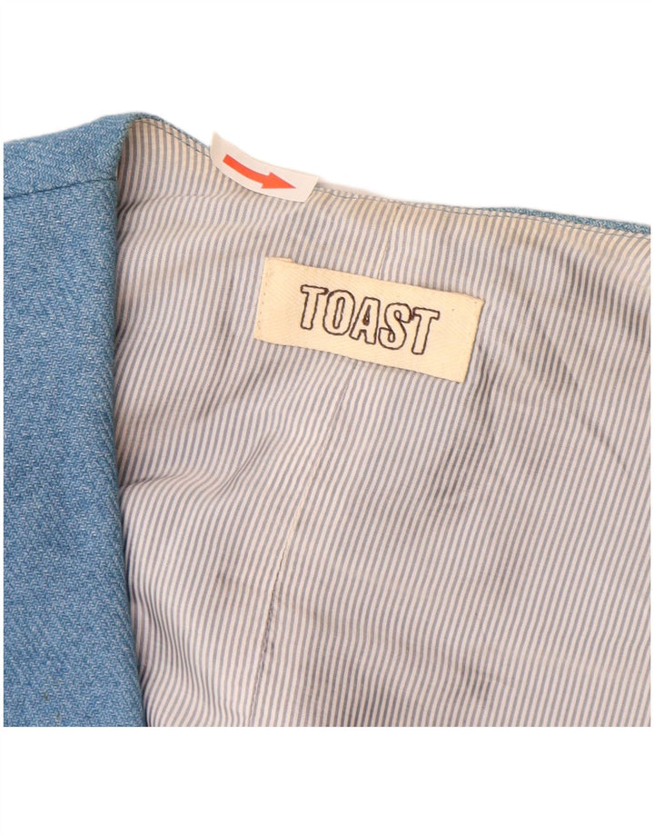 Vestă Toast pentru femei UK 10 Small Blue Bumbac