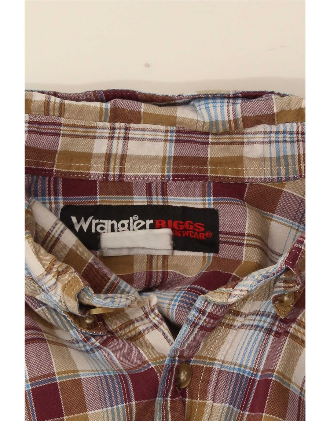 Cămașă pentru bărbați Wrangler XL, maro, carouri