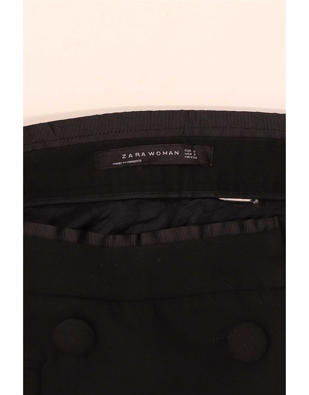 Fusta Mini Wrap Femei Zara Mic W26 Negru