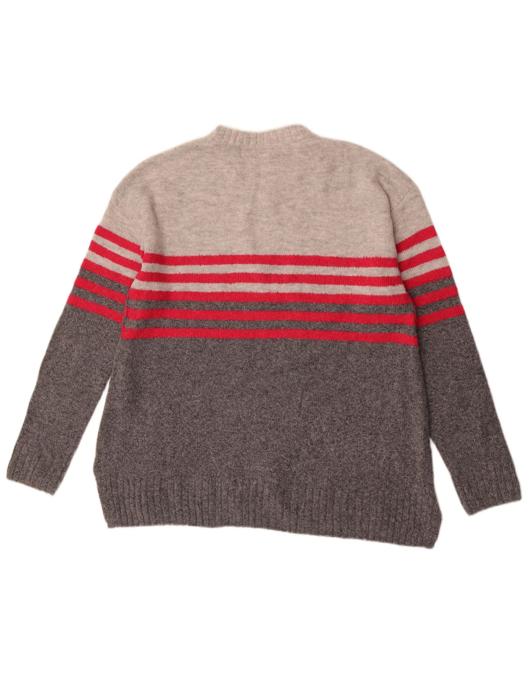 Pulover pentru femei Marks & Spencer cu decolteu triplu UK 14 Gri mediu
