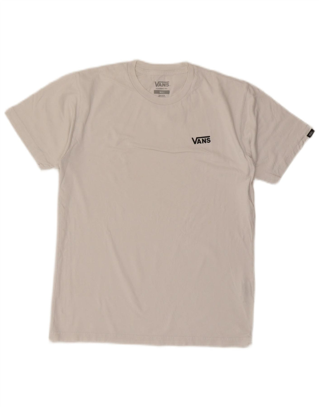 Tricou Vans Classic Fit Top Bumbac Alb Mic