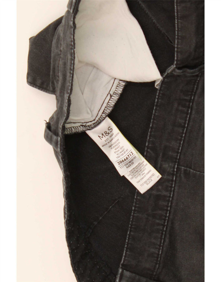 Pantaloni scurți chino pentru bărbați Marks & Spencer W32 bumbac mediu negru
