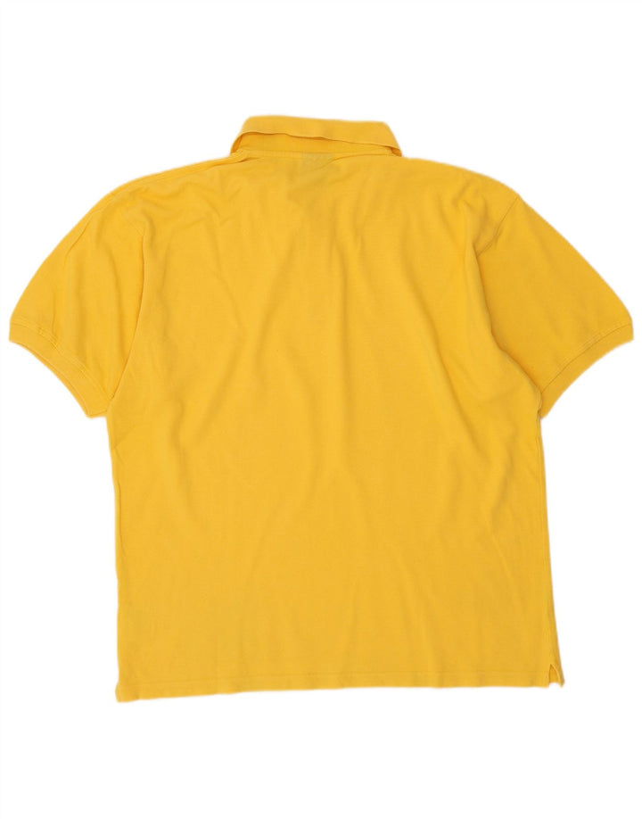 Tricou polo pentru bărbați CHAMPION, bumbac galben mare