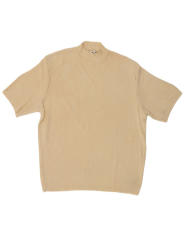 Max & Co. Pulover cu gât țestoasă pentru femei UK 12 Medium Off White