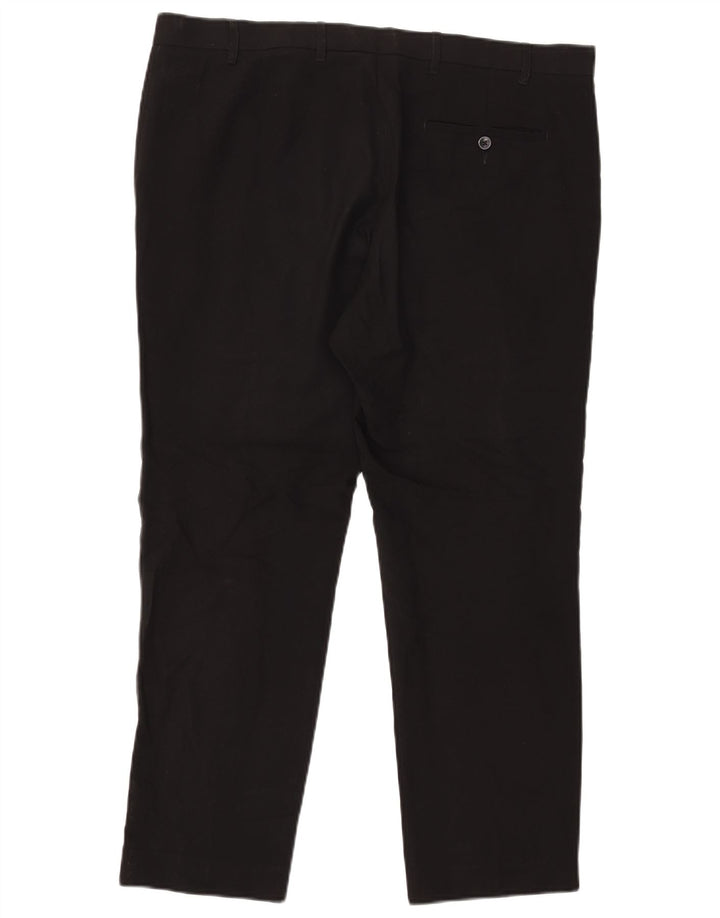Pantaloni chino subțiri pentru bărbați Marks & Spencer L38 L29 Poliester negru