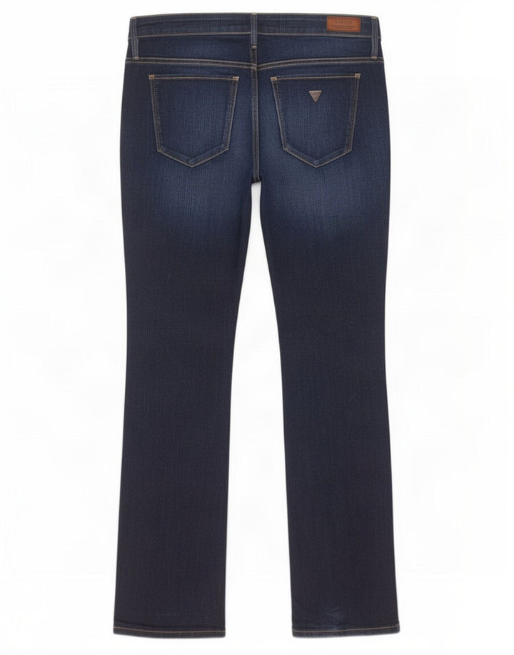 Blugi pentru femei Guess Low Bootcut W29 L33 Bumbac bleumarin