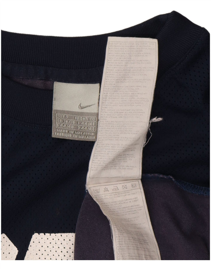 Tricou pentru bărbați Nike Cor72z Graphic Top cu mânecă lungă, poliester bleumarin mic