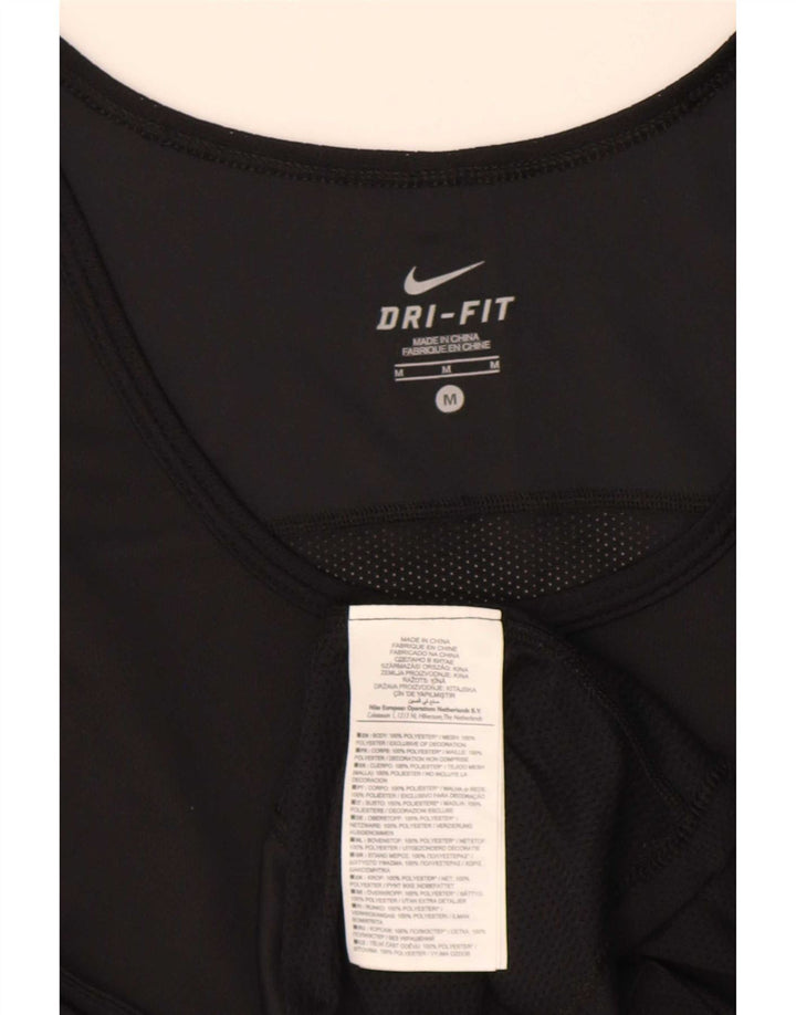 Vesta Nike Dri Fit pentru bărbați, poliester mediu negru
