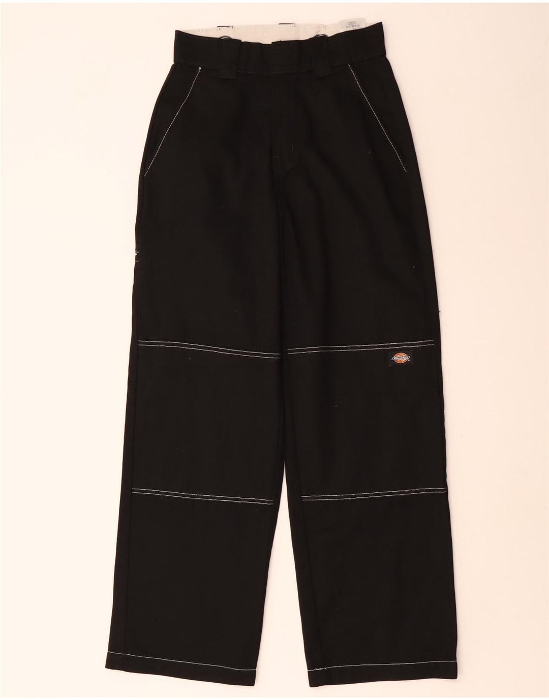 Pantaloni cargo dritti pentru bărbați Dickies W24 poliester negru