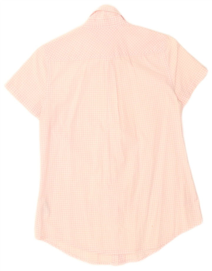 Cămașă cu mânecă scurtă Tommy Hilfiger pentru femei US 4 Small Pink Gingham
