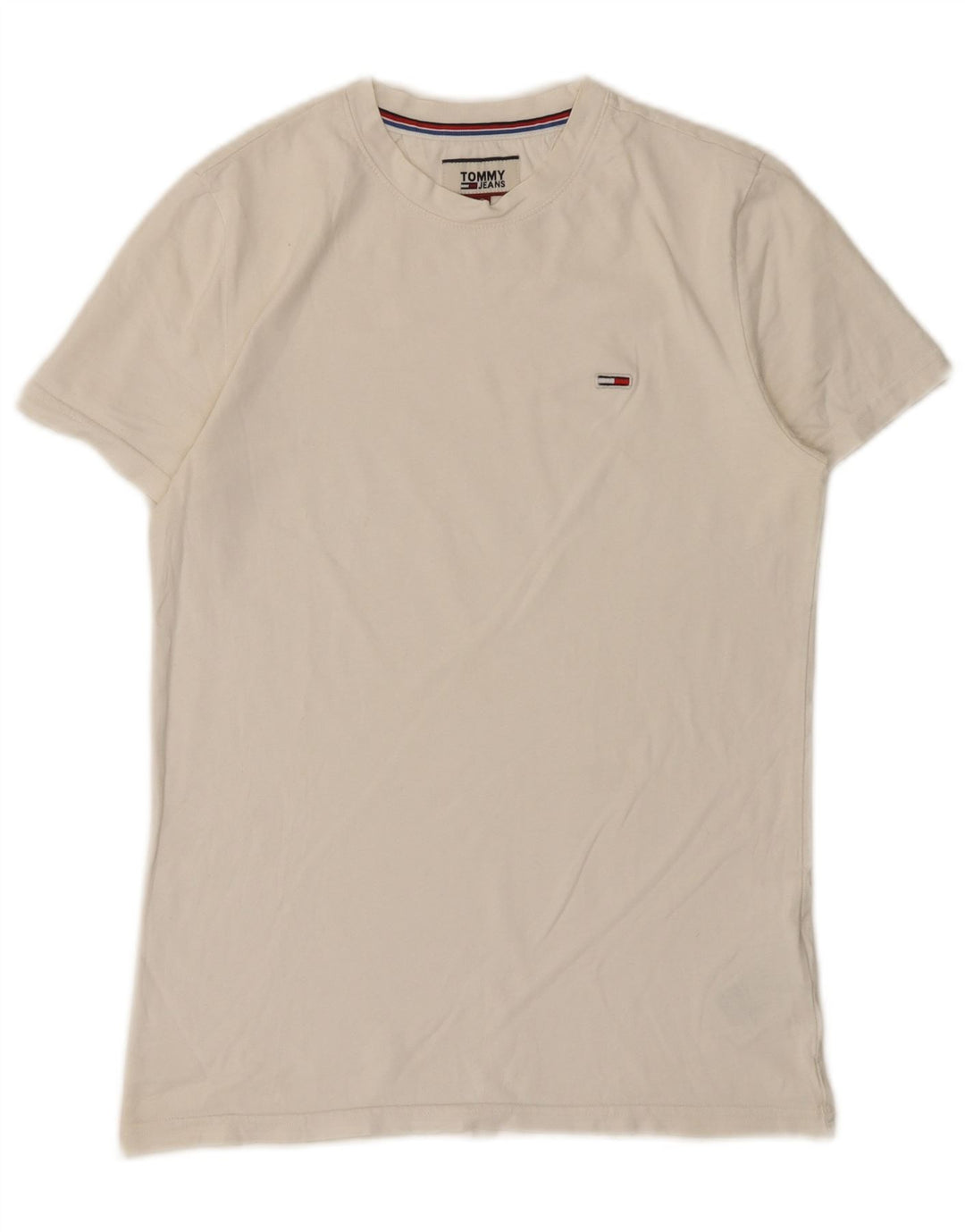 Tricou pentru bărbați Tommy Hilfiger Top mic, alb, bumbac