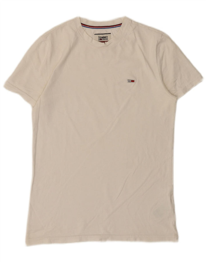 Tricou pentru bărbați Tommy Hilfiger Top mic, alb, bumbac