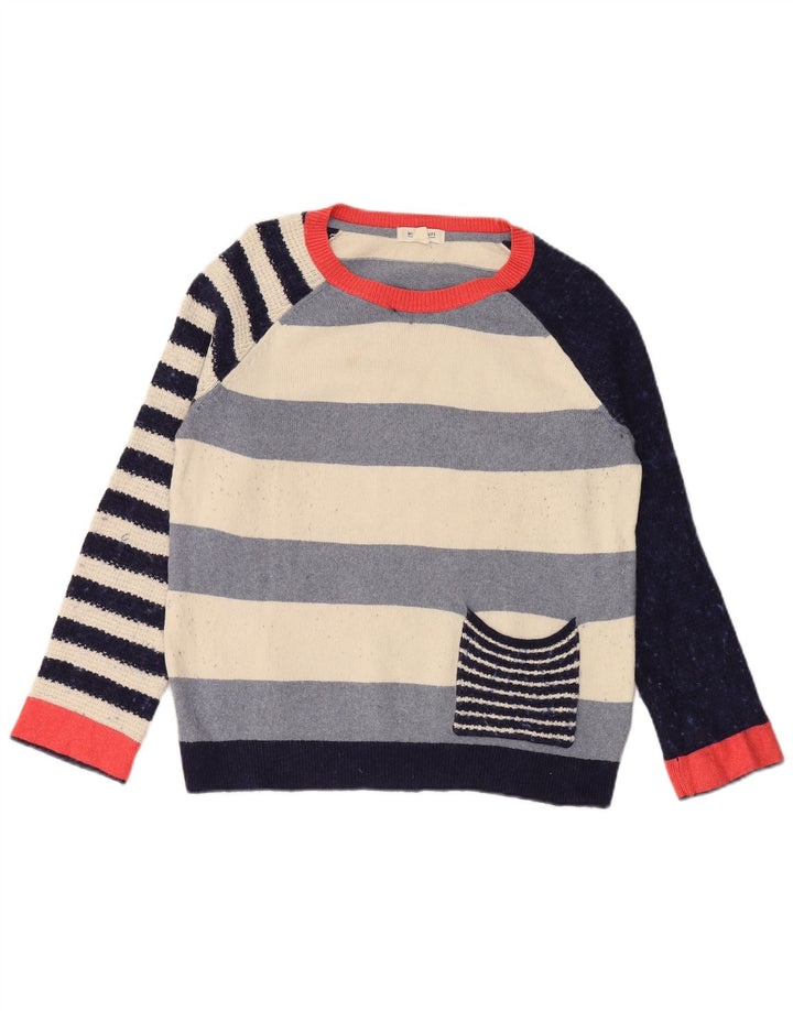 WHITE STUFF Pulover pentru damă cu gât de barcă UK 12 Medium Multicolor