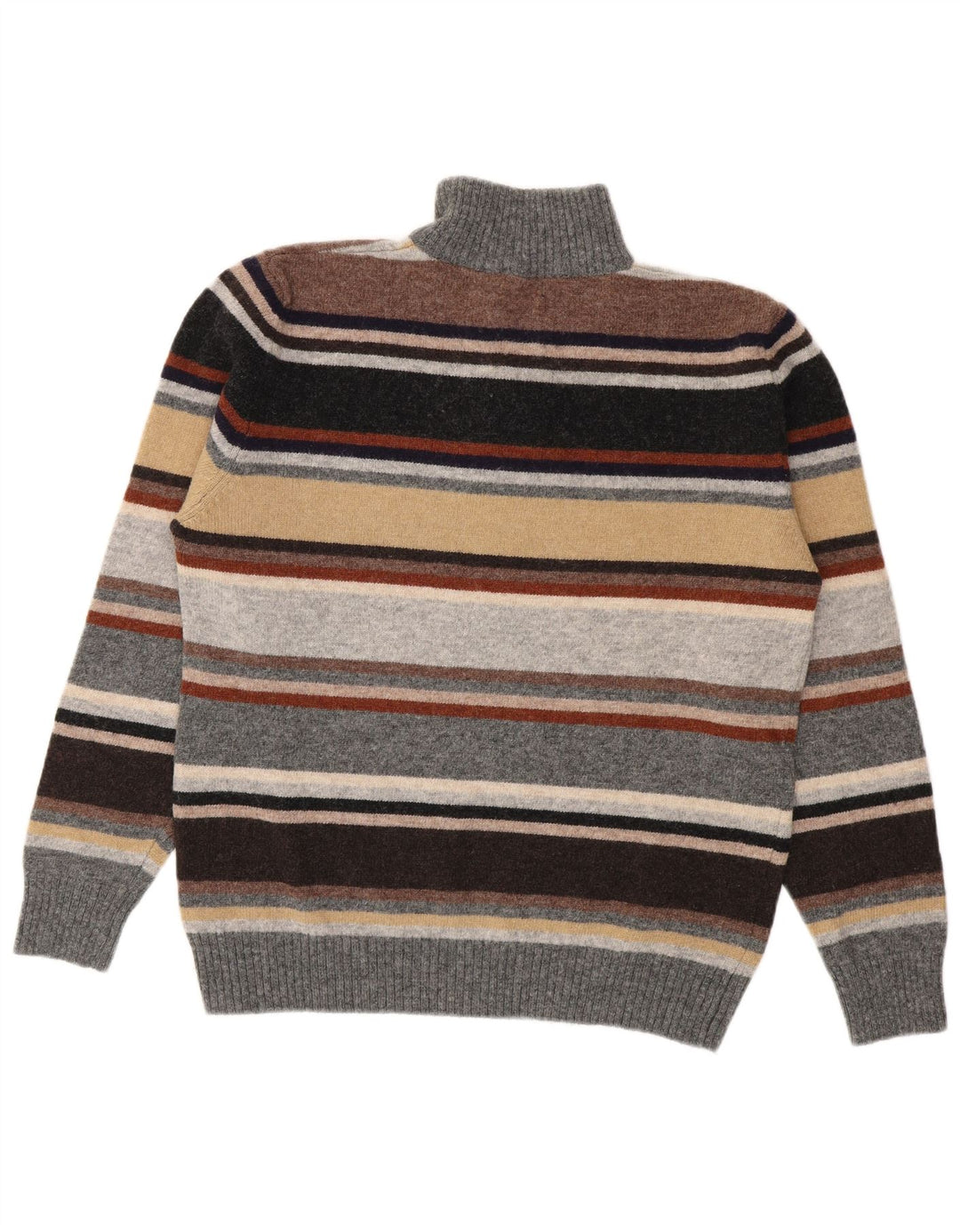 Pulover Brooksfield pentru bărbați, cu fermoar, cu gât, IT 50, cu dungi medii, multicolore