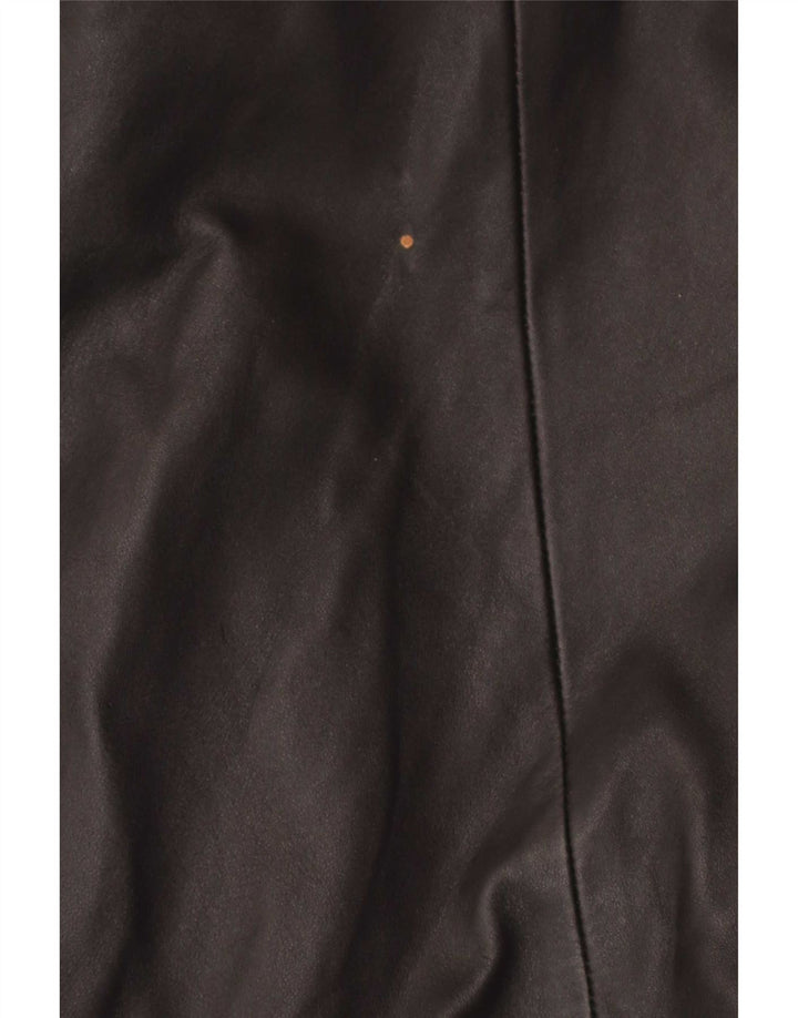 Jachetă de piele vintage pentru bărbați UK 42 XL din piele maro