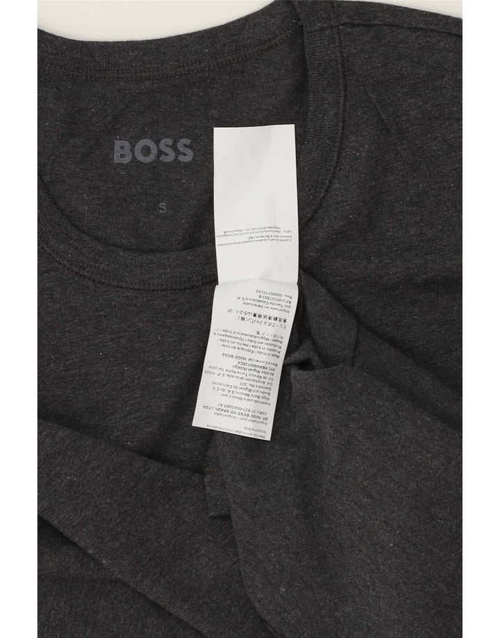 Tricou pentru bărbați Hugo Boss Top mic din bumbac gri