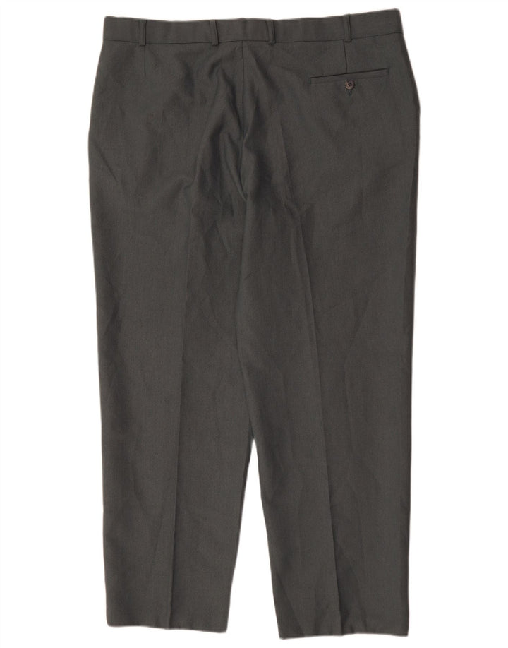 Pantaloni chino drepți pentru bărbați Marks & Spencer L40 L29 poliester gri