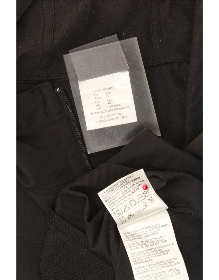 Jack Wolfskin Jachetă de trening cu glugă pentru bărbați UK 48 2XL Poliester negru