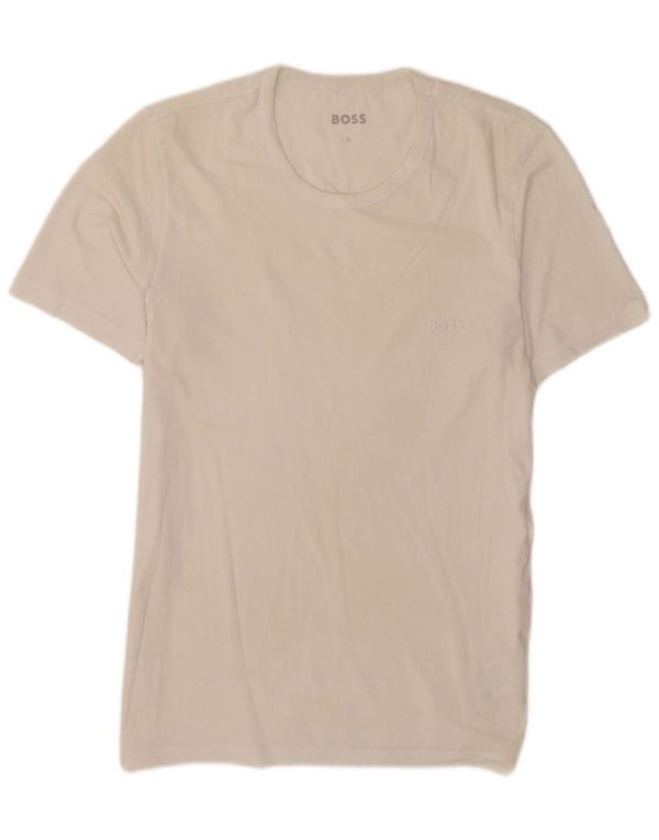 Tricou pentru bărbați Hugo Boss Top mic Bumbac alb