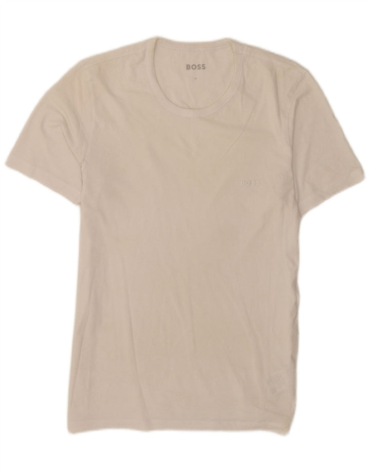 Tricou pentru bărbați Hugo Boss Top mic Bumbac alb